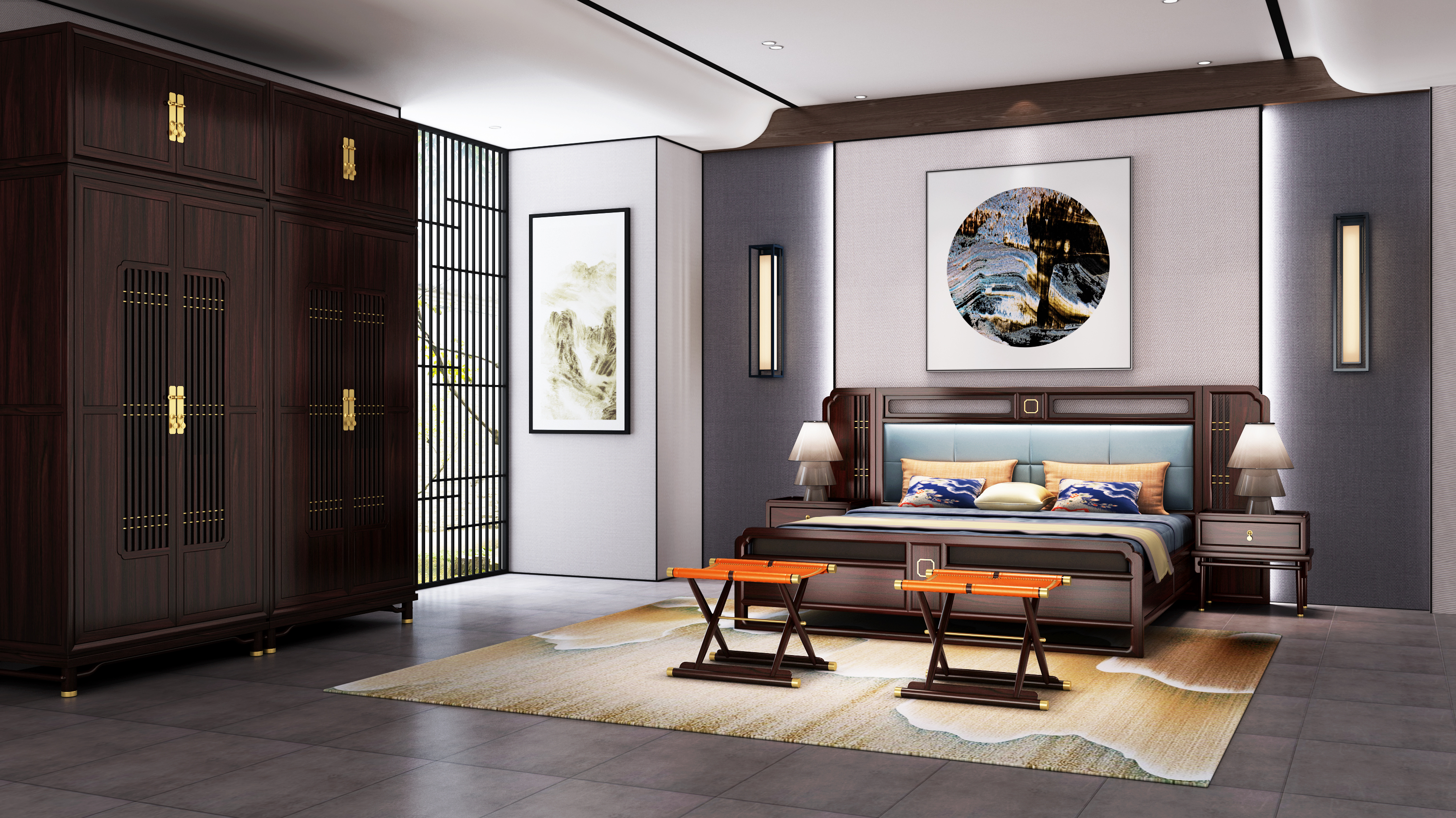 东成红木中式,东成红木原装