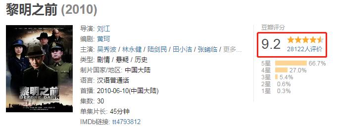 谍战剧9.7分以上谍战电视剧国产,近20年最经典的10部国产谍战剧