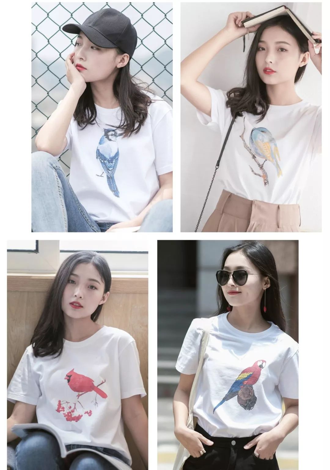 什么颜色的t恤不挑皮肤比较百搭,适合夏天的纯色各种颜色的t恤