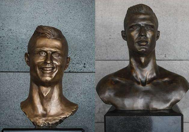 C罗帽子戏法刷新纪录，丑爆雕像被吐槽