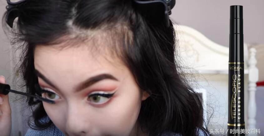 骚气十足妆容欧美艺术眼妆画法,欧美妆教程辣妹眼妆