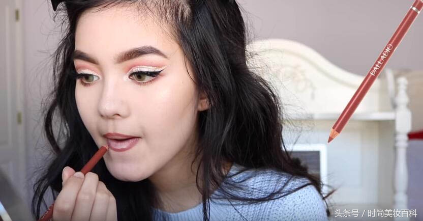 骚气十足妆容欧美艺术眼妆画法,欧美妆教程辣妹眼妆