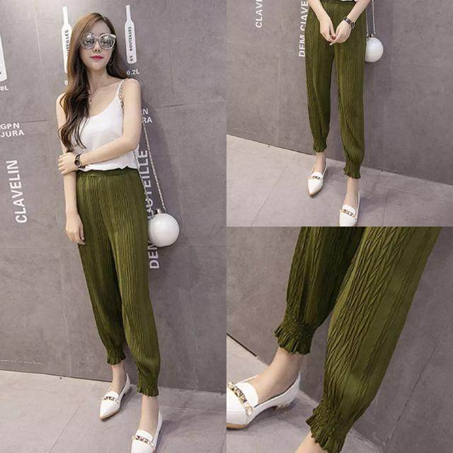 哈伦裤的搭配什么鞋子好看,哈伦裤搭配什么鞋子好看呢