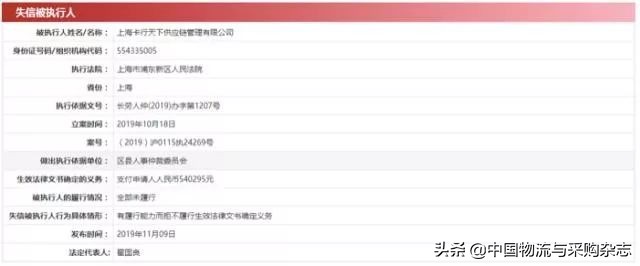 被列为“老赖”的卡行天下到底怎么了？
