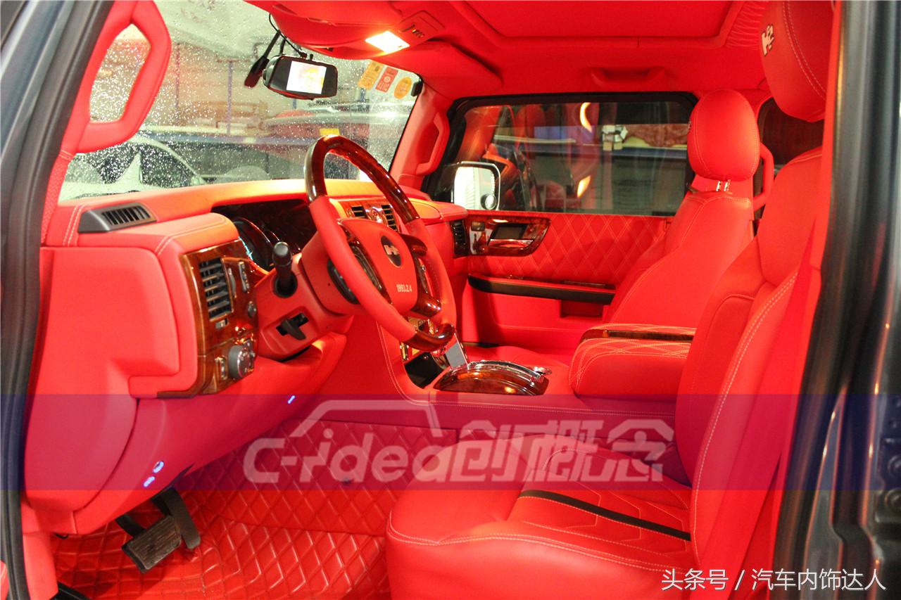 悍马h2改装内饰效果图,悍马H2改装案例