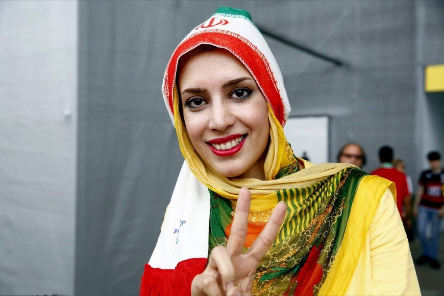 18世界杯伊朗女球迷,伊朗女球迷入场