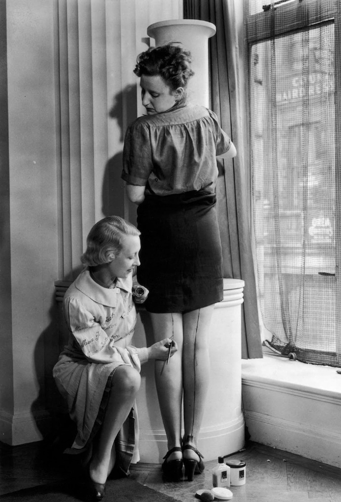 二战时期女袜,二战时期妇女袜子