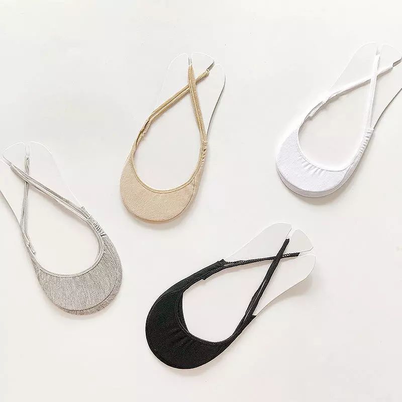 超浅口棉质隐形船袜,三季可穿的隐形船袜