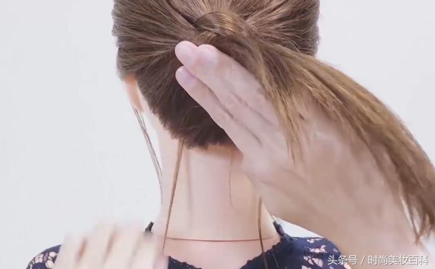 时尚美妆穿搭教程,美妆盘发教程图片