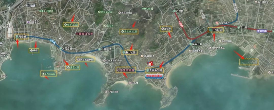 2022青岛五四广场灯光秀,青岛五四广场灯光秀攻略