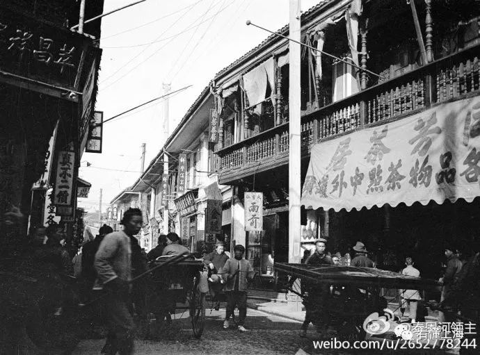 老上海服装街,老上海街头服饰