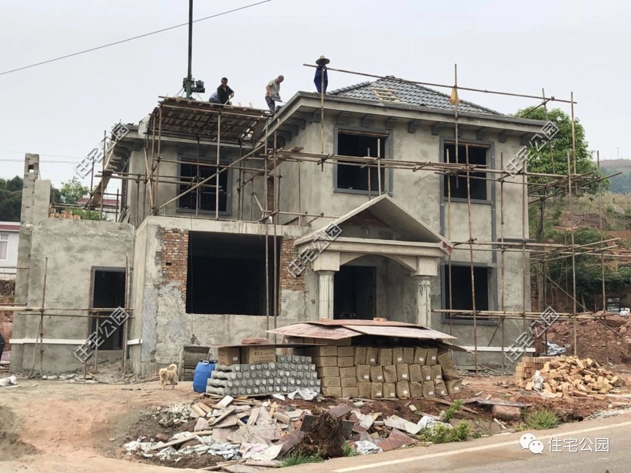 34万自建房施工队,中国最标准的自建房施工队