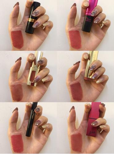 黑黄皮豆沙奶茶口红推荐,16支豆沙色口红图片