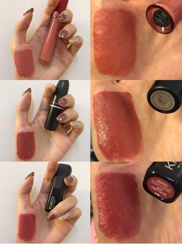 黑黄皮豆沙奶茶口红推荐,16支豆沙色口红图片