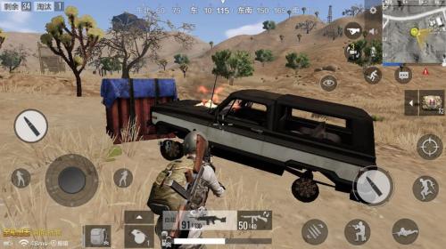 车轮打爆会怎样?现在全军模拟太真实!烧死在车里可就悲剧了