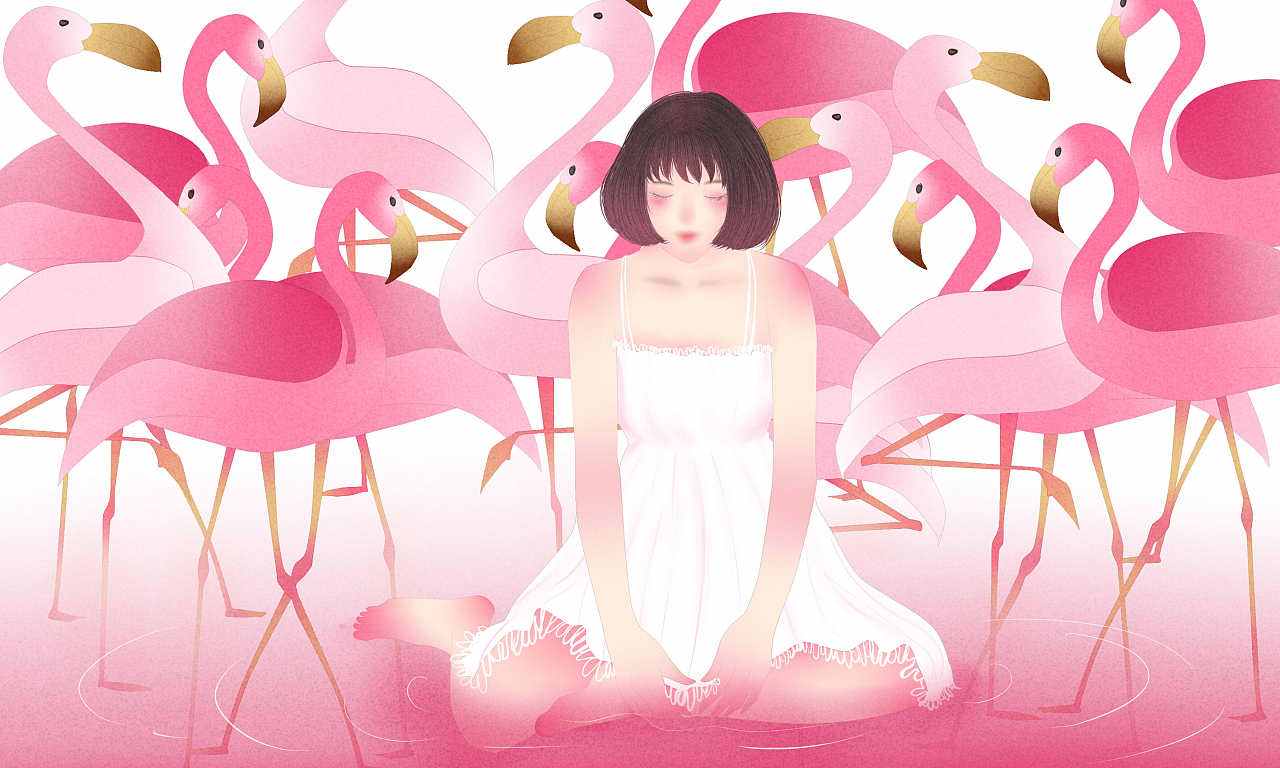 少女心粉色和蓝色哪个好看,少女心高级感粉色