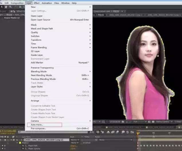 ae抠图jojo,ae笔刷抠图教程