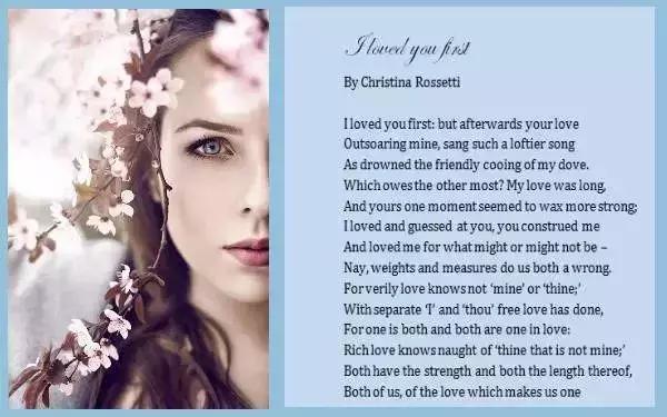 史上最伟大的10首英语爱情诗，诠释爱情最美的样子！