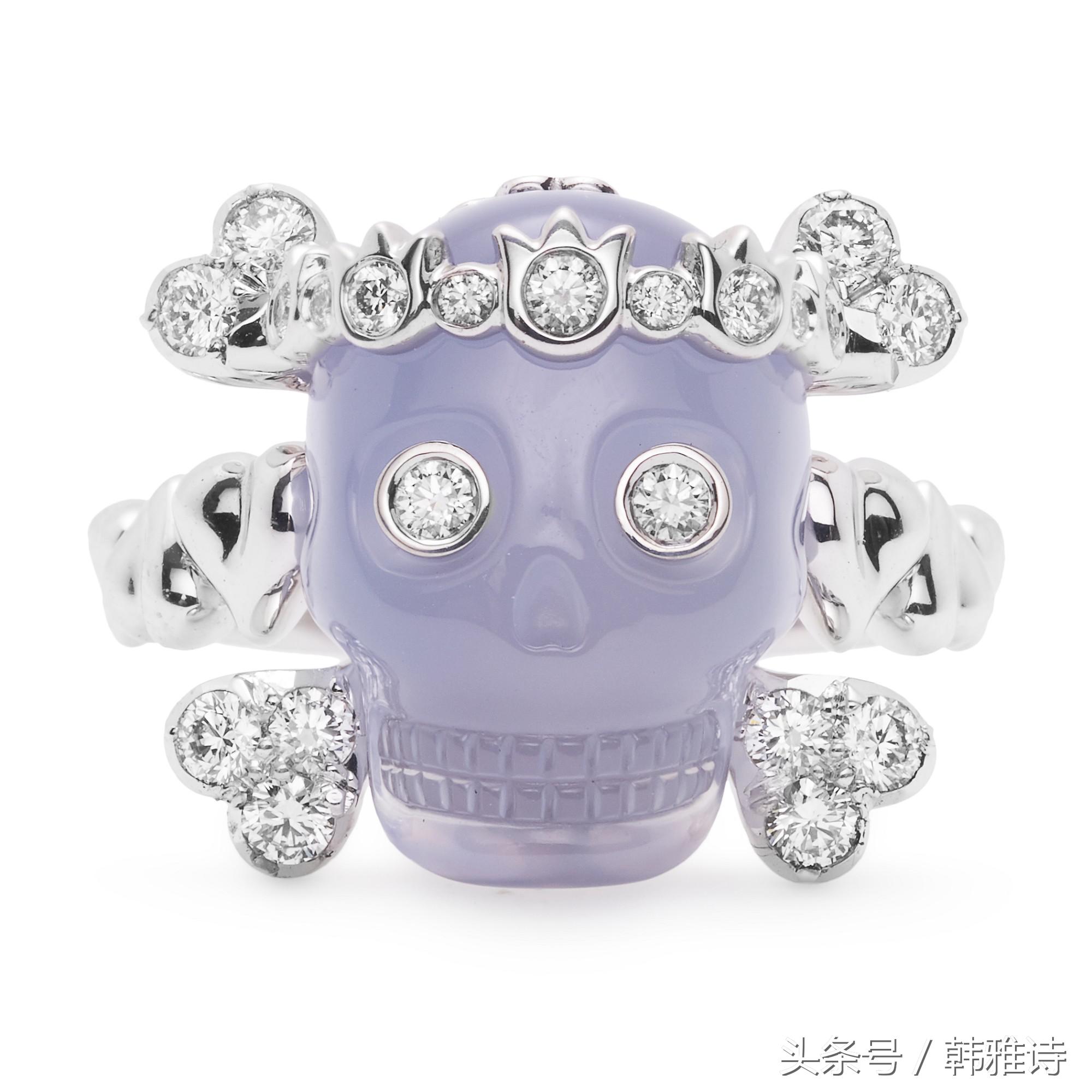 dior骷髅珠宝,迪奥骷髅头戒指