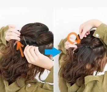 中分烫发怎样扎头发简单好看,烫发后怎么扎好看视频