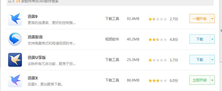 迅雷跟迅雷x区别,迅雷x和迅雷7一样吗