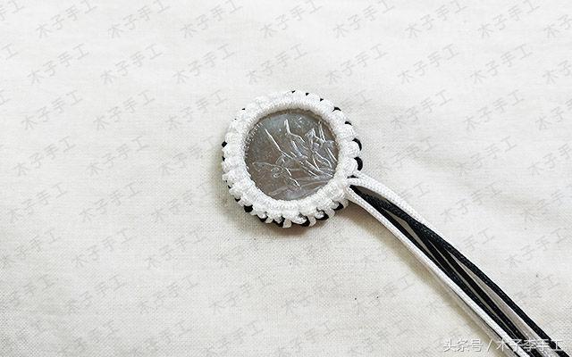 编织硬币小猫挂件,硬币挂件编织教程猫头