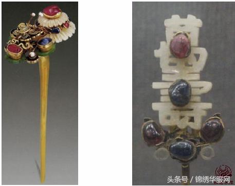 明制流苏发簪怎么戴,清代发簪日常佩戴