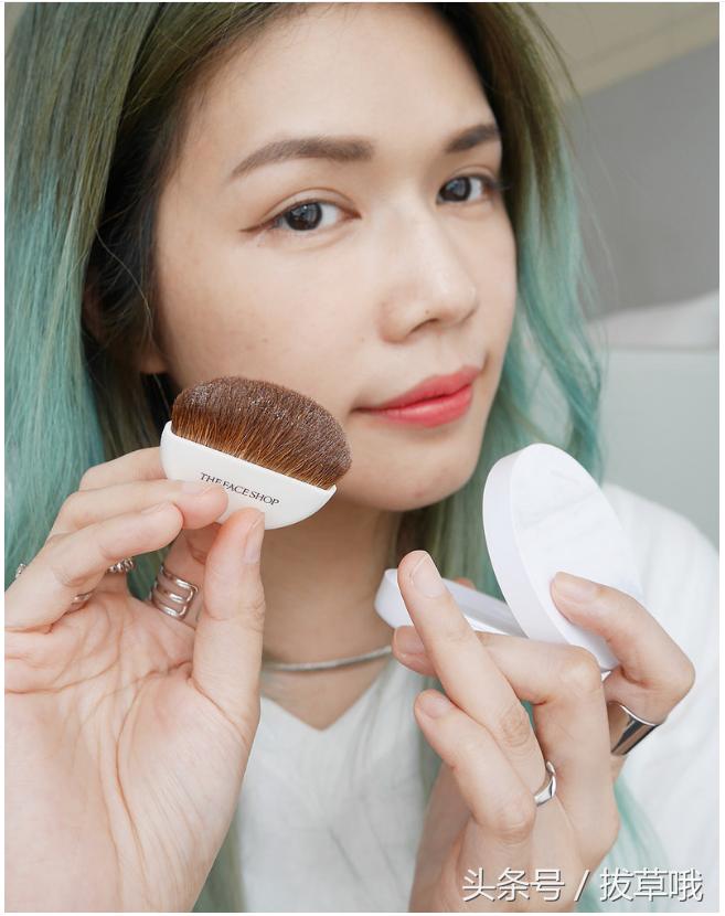 打亮小教学!韩国战利品TheFaceShop大理石纹打亮彩妆MAKEUP