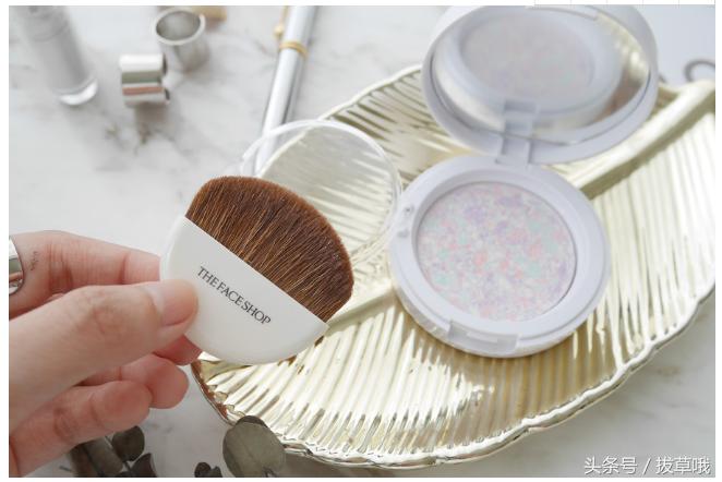 打亮小教学!韩国战利品TheFaceShop大理石纹打亮彩妆MAKEUP
