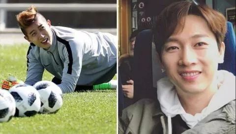 韩国队门将赵贤佑撞脸一群韩星，难道这才是韩国的真・大众脸？