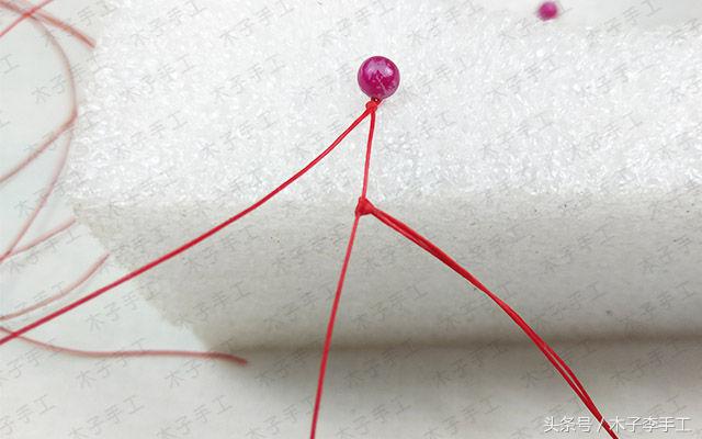 红绳戒指编法简单大气,红绳蝴蝶戒指编法教程