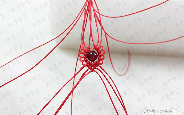 红绳戒指编法简单大气,红绳蝴蝶戒指编法教程