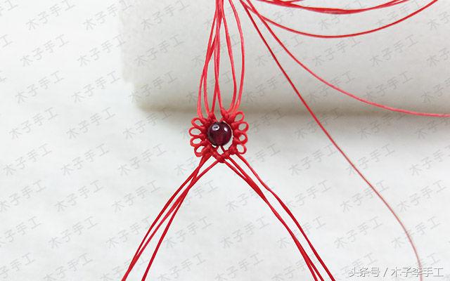 红绳戒指编法简单大气,红绳蝴蝶戒指编法教程
