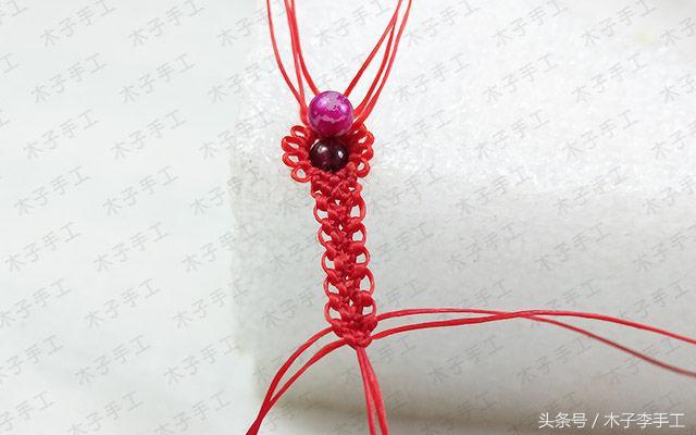 红绳戒指编法简单大气,红绳蝴蝶戒指编法教程