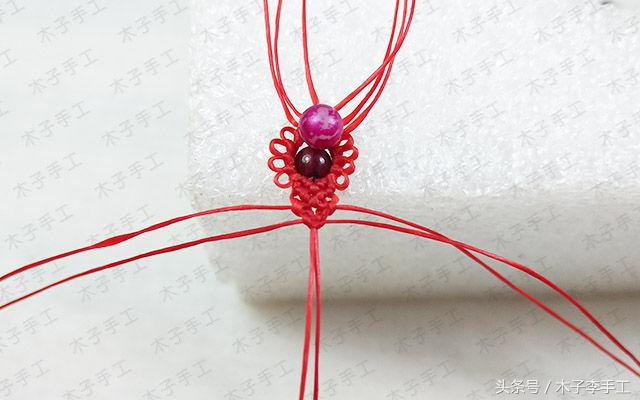 红绳戒指编法简单大气,红绳蝴蝶戒指编法教程