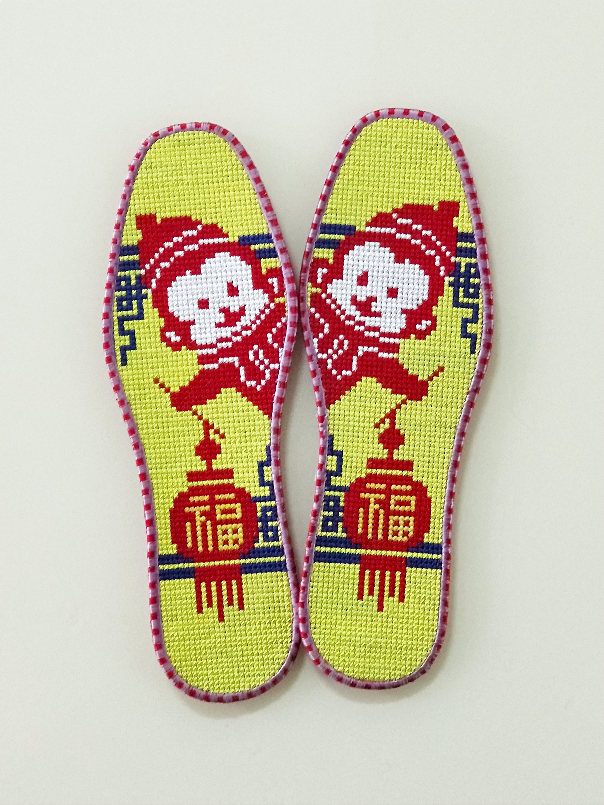 十字绣鞋垫花样图案大全新款,半成品十字绣鞋垫多少钱一双