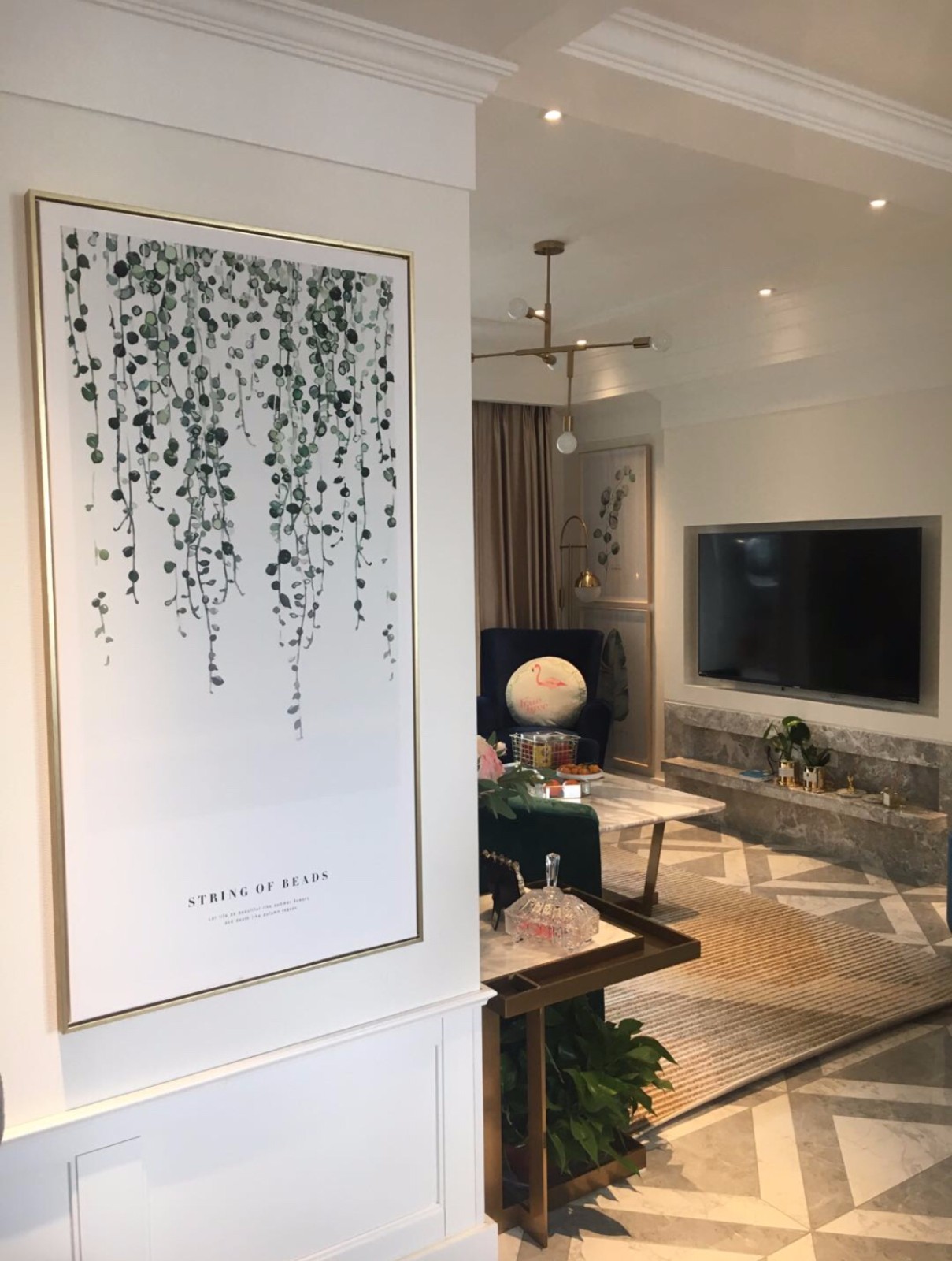 自己用墙纸贴电视背景墙效果图,电视背景墙自贴墙纸效果图