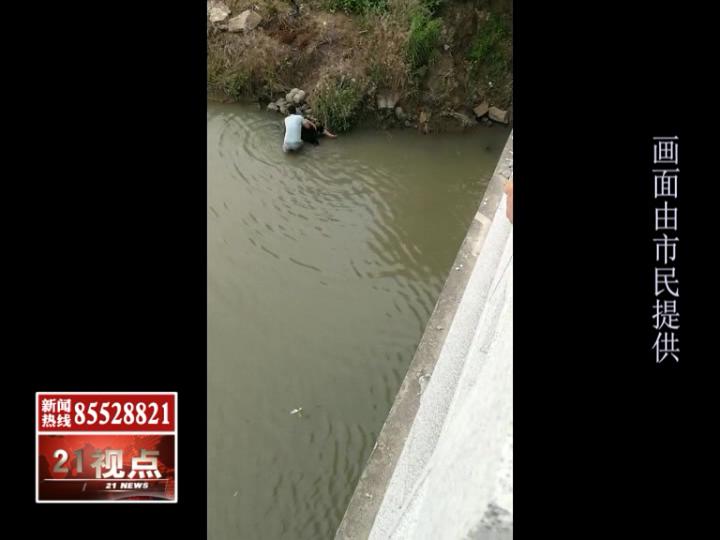 抑郁症女子轻生被救视频,抑郁症女子跳河救人