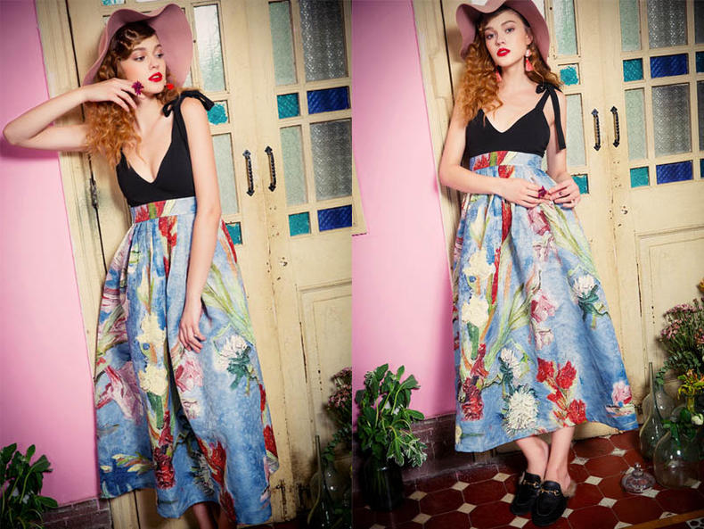 平胸的人穿什么裙子好,成熟平胸女性穿搭