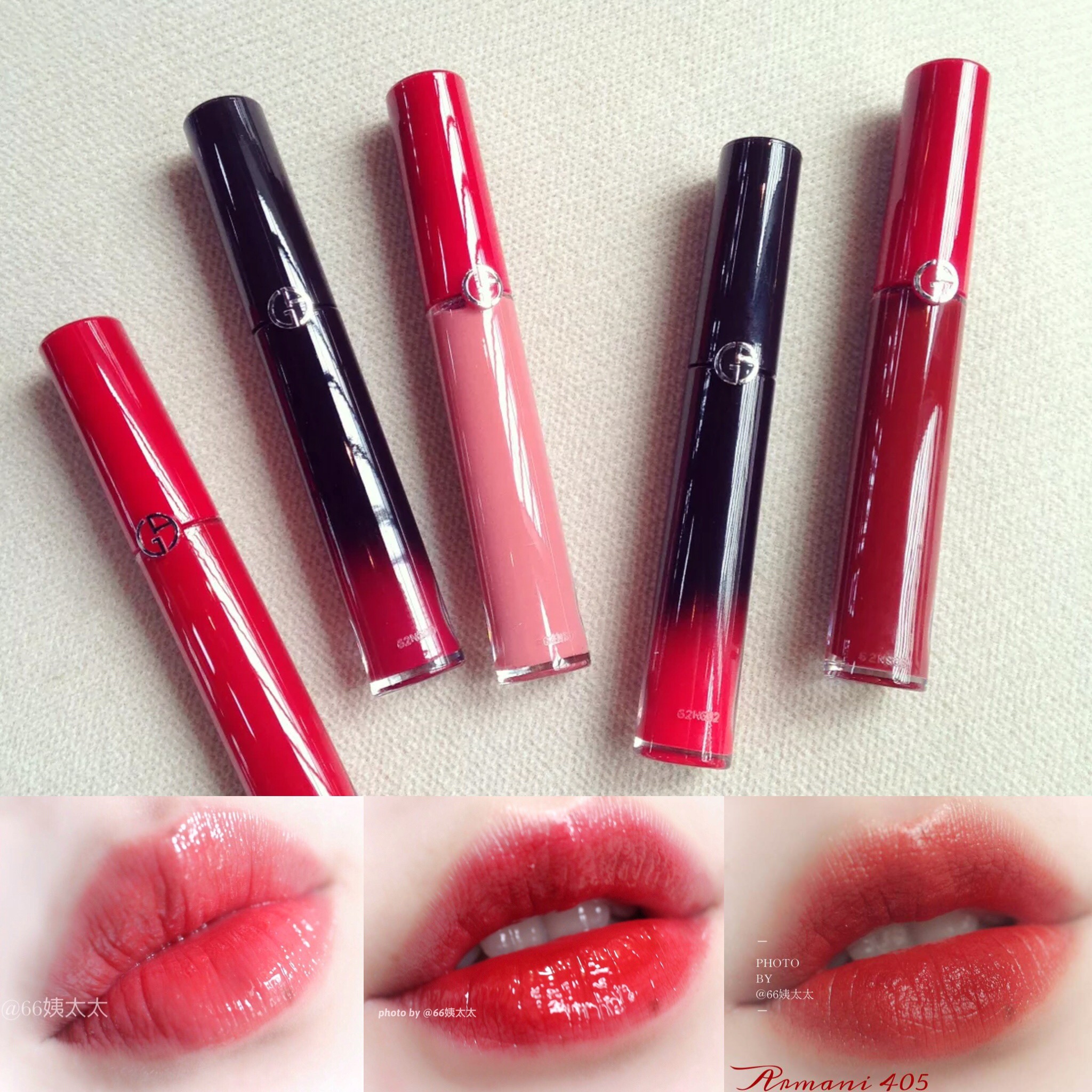 阿玛尼黑管唇釉口红推荐,阿玛尼唇釉黑管400和红管400