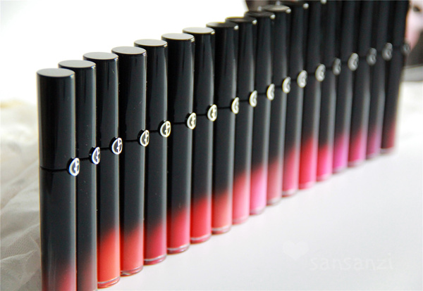 阿玛尼黑管唇釉口红推荐,阿玛尼唇釉黑管400和红管400