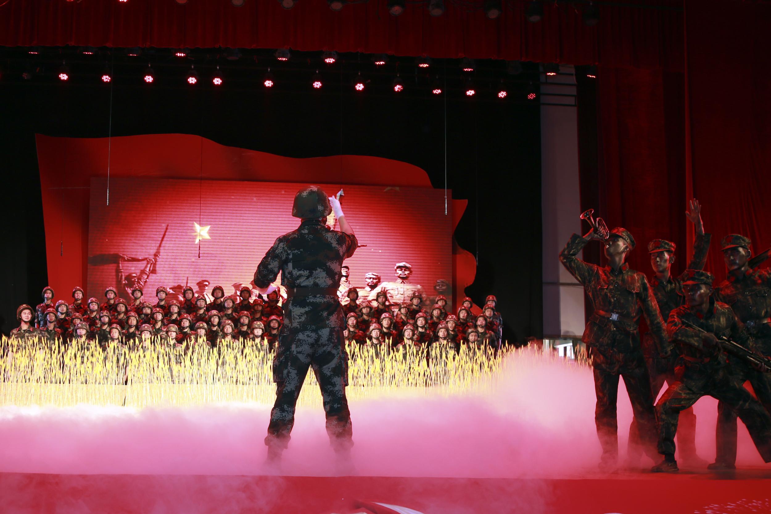 战歌嘹亮给*党**听*警武**青海总队隆重举行庆七一“永远听*党**话,做习主席的好战士”歌咏比赛