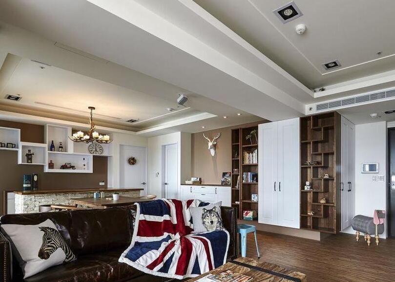 横梁不做吊顶处理效果图,客厅有横梁不做吊顶怎么简单吊顶