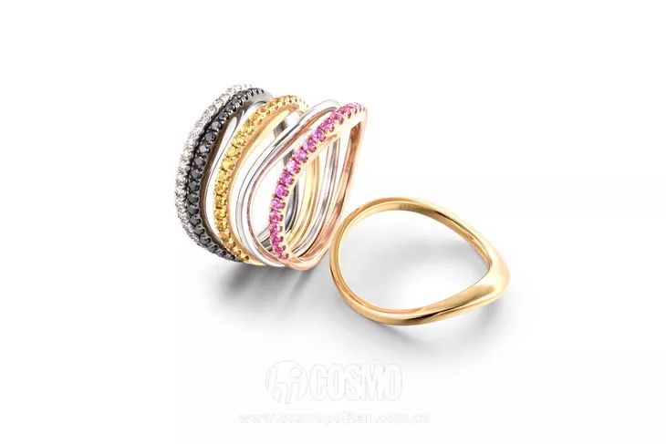 适合跟金戒指一起叠戴的戒指,软戒指和什么戒指叠戴好看