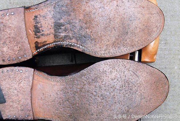 固特异牛皮大底制作过程,固特异鞋底缝制教程