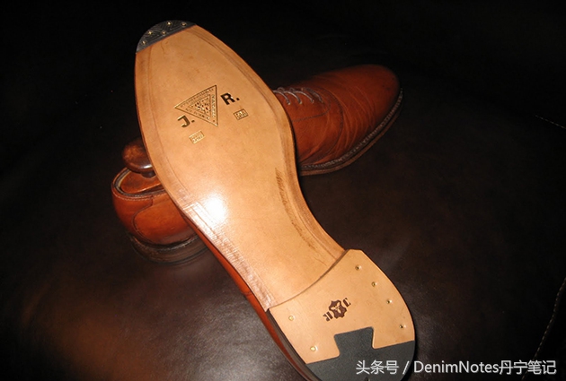 固特异牛皮大底制作过程,固特异鞋底缝制教程