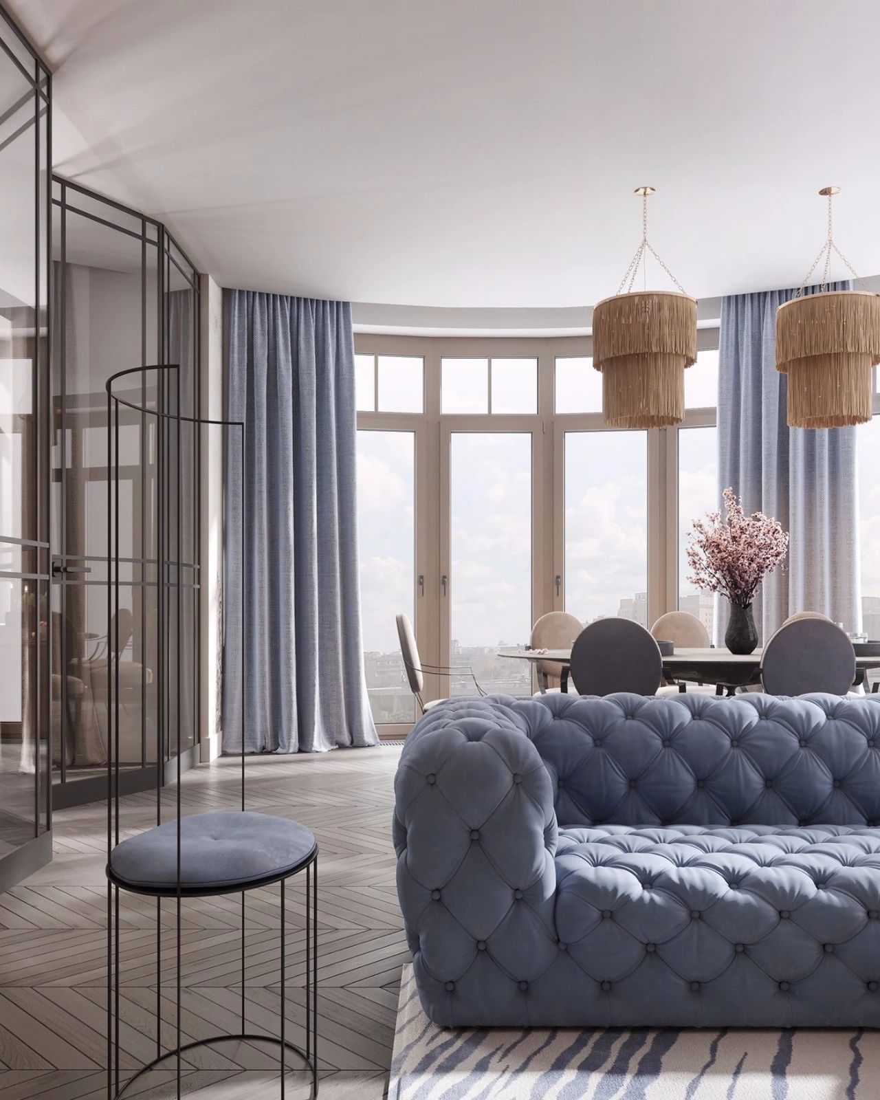 没有茶几有必要放地毯吗,客厅空间不大用什么茶几