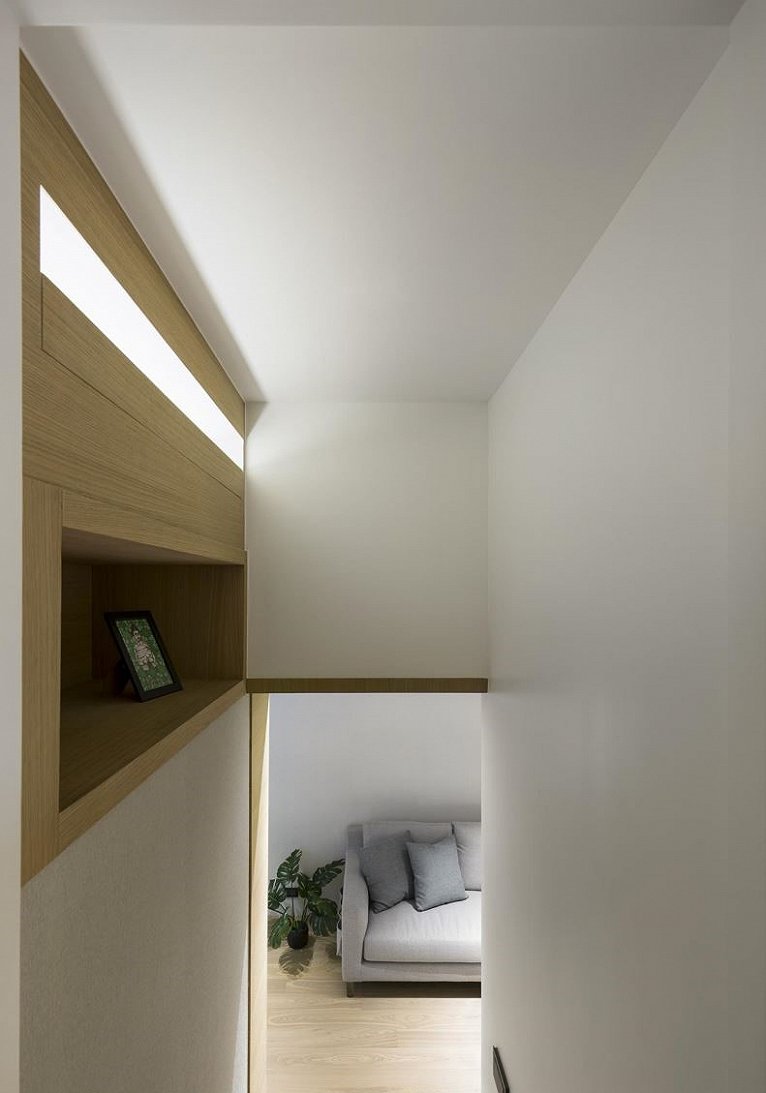 小户型错层2步台阶装修效果图,小户型错层空间设计