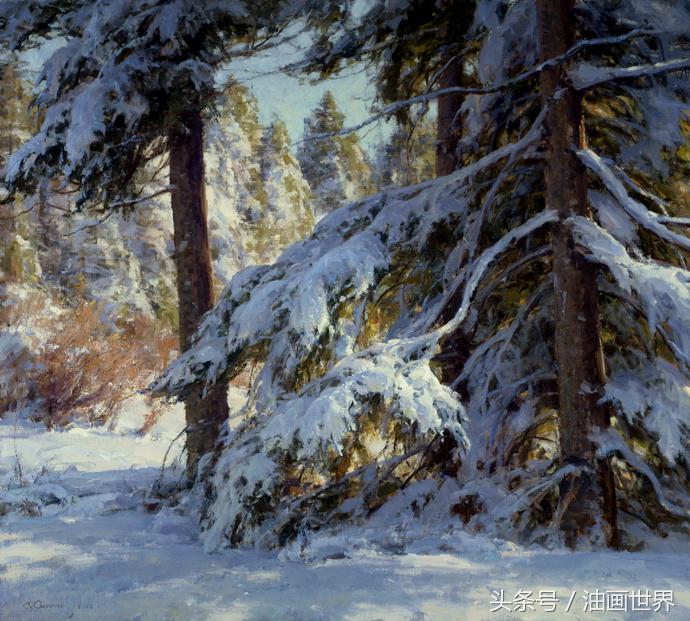 法国画家lucdidier风景油画欣赏,俄罗斯画家阿列克谢的风景油画
