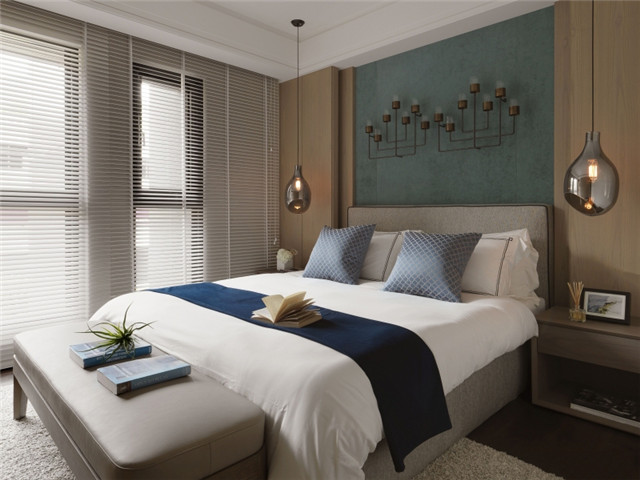 121平米现代轻奢风格装修效果图,126平米简约轻奢装修风格